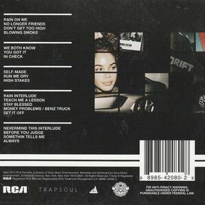 中古CD■R&B/TRAP■BRYSON TILLER／True To Self／2017年■Drake, Frank Ocean, Travis Scott, Future, DJ Khaled, SZA, Summer Walkerの画像2