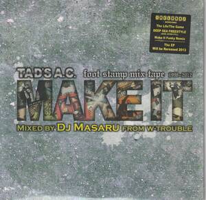 中古CD■HIPHOP/日本語■TAD’S A.C.／Foot Stamp Mixtape 1998-2012 MAKE IT／mixed by DJ MASARU■Lunch Time Speax, Muro, DJ Denka