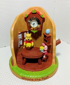くまのプーさん　Winnie the Pooh ピグレット　置時計　箱・取説付き　長期保管品　ディズニー