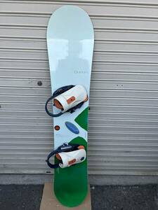 引取歓迎！！！　BURTON　 FIVE Balance 　バートン　バランス スノーボード　143cm　ビンディング・ケース付き