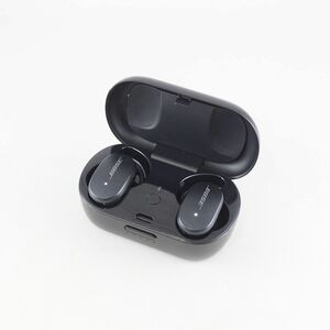 BOSE QuietComfort Earbuds 完全ワイヤレスイヤホン USED品 ノイズキャンセリング マイク IPX4 ワイヤレス充電 マイク 完動品 1円~ V9749