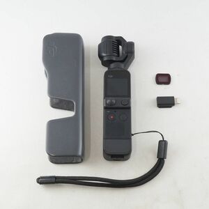 DJI Pocket 2 スタビライザー搭載 ハンドヘルドカメラ USED品 OT-210 4K動画 ビデオ ジンバル 完動品 1円〜 KR CP5509