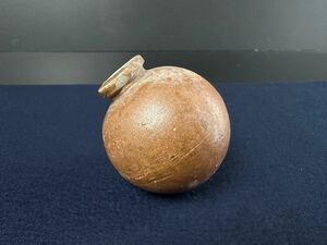 [KA226] 四式陶製手榴弾 戦時 旧日本軍 手榴弾 陶器 軍隊 戦争
