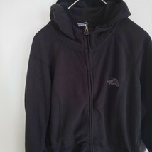 【送料無料】THE NORTH FACE｜ザノースフェイス フルジップフリース パーカー レディース Mサイズ ダークグレー 柄付_画像1