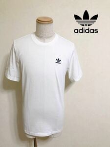 【新品】 adidas originals ESSENTIAL T アディダス オリジナルス エッセンシャル 半袖 Tシャツ トップス サイズO 白 DV1576