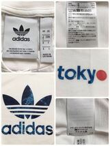 【新品】 adidas orignals TREFOIL TOKYO アディダス オリジナルス トレフォイル ロゴ 東京 Tシャツ トップス サイズS 白 半袖 DP0231_画像5