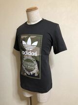 【新品】 adidas originals CAMO TEE アディダス オリジナルス カモフラージュ柄 ロゴ Tシャツ トップス 迷彩 サイズXO 半袖 UTIBLK DV2060_画像9