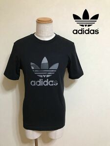 【新品】 adidas originals CAMO INFILL TEE アディダス オリジナルス カモフラ ビッグロゴ Tシャツ トップス サイズS 半袖 黒 ED6959