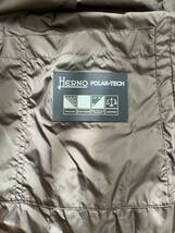 【美品】HERNO ヘルノ POLAR-TECH ウォーターレペレントナイロンフーディーダウンジャケット ブルゾン ポーラテック ブラウン 42_画像7