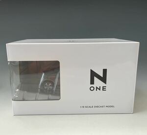 未使用 1/18 N-ONE モデルカー エヌワン ディーラー特注 非売品 ミニカー 模型 ポリッシュドメタル・メタリック プレミアムツアラー L