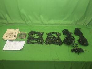  metal chain luggage net set [ used ]