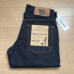 【新品・未使用】サイラス　サタデイジーンズ　テーバードSILAS Saturday jeans tapered 30inch インディゴ