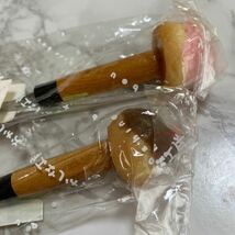 お菓子の城 那須ハートランド　おかしな工房　シュークリーム　リーメント　食品サンプル　フォーク　セット　ケヤキ材　レトロ　木製_画像3