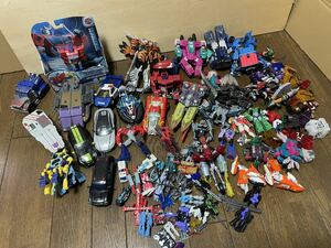 ジャンクトランスフォーマー TRANSFORMERS 変形ロボット おもちゃ ソフビ まとめて オプティマス ダイノボット など 現状渡し