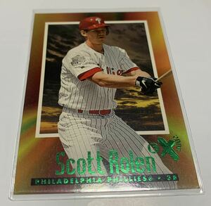 Scott Rolen MLB 1997 FLEER/Skybox E-X 2000 EMERALDO AUTOGRAPH REDEMPTION CARD