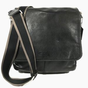 【コーチ】本物 COACH ショルダーバッグ F70555 斜め掛け メッセンジャーバッグ マップバッグ ポシェット 本革 レザー 男性用 メンズ