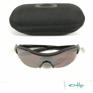 【オークリー】本物 OAKLEY サングラス ロゴテンプル 09-804 ボルドー×ブラウン×黒 メンズ レディース USA製 保存袋 ケース付 送料520円