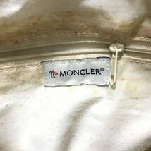 【モンクレール】本物 MONCLER トートバッグ ロゴモチーフ ショルダーバッグ 肩掛け コットン100% メンズ レディース_画像10