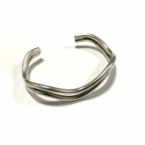 [Серебряный продукт] настоящий браслет серебро 925 Вес 33,7 г браслет мужская судоходство 370 иен