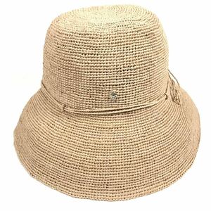 【ヘレンカミンスキー】本物 HELEN KAMINSKI 帽子 ラフィア Raffia100% 麦わら帽子 ハット 女性用 レディース 保存袋付き