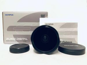 【極上美品】 オリンパス OLYMPUS ZUIKO DIGITAL ED 8mm F3.5 Fisheye 元箱付き 動作確認済み #333