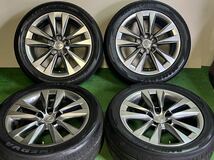 【良好品！！】レクサス LS600h 純正OP 18in 7.5J +32 PCD120 MINERVA RADIALF205 235/50R18 ノイズリダクション LS460 ノーマル戻し_画像1