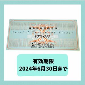 XEBIO　ゼビオ　株主優待 10%割引券1枚 送料63円 ゼビオ・ヴィクトリア・ネクサス・エルブレス・パステル割引券 ミニレター発送