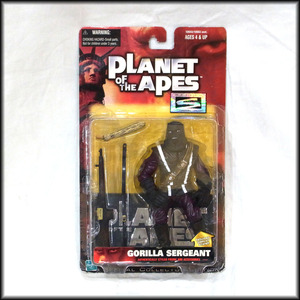 開封済み◆ハズブロ◆PLANET OF THE APES フィギュア GORILLA SERGEANT 猿の惑星 中古