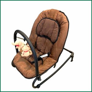  used * west pine shop * baby bouncer Brown Dream bouncer ~12.~24. month optional table attaching 