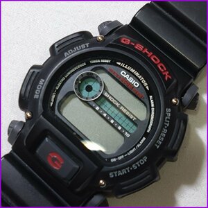 ◆CASIO/カシオ◆G-SHOCK DW-9052 1659 20BAR ブラック デジタル 動作未確認 メンズ腕時計