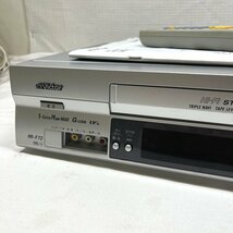 中古●Victor ビクター VHSビデオカセットレコーダー HR-F72●2002年製 リモコン付き 再生確認済み 録画未確認 札幌_画像3