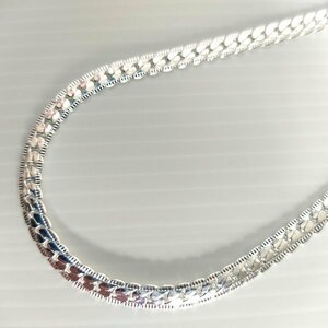 Slver Necklace 真贋不明 喜平ネックレス 48cm シルバー チェーン ネックレス 925 刻印有り