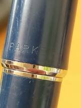 PARKER 3本セット ①万年筆 クラシック パーカー ②INSIGNIA 筆記確認 インシグニア ツイスト ボールペン ③ノック式ボールペン　k18 K14_画像6