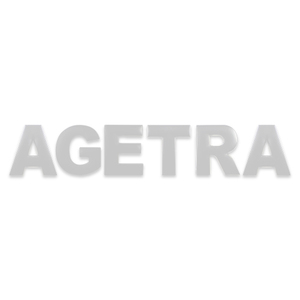 アゲトラ AGETRA アルファベット ホワイト 英字 文字 エンブレム ロゴ 3Dエンブレム 立体ロゴ ステッカー シール