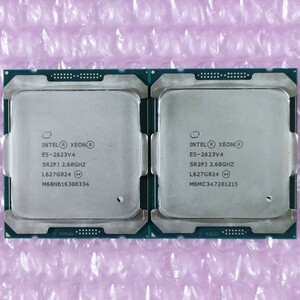 [ same one Rod 2 piece / operation goods ]Xeon E5-2623 V4 2.60GHz / server for CPU LGA2011-3 (2623V4) stock 1