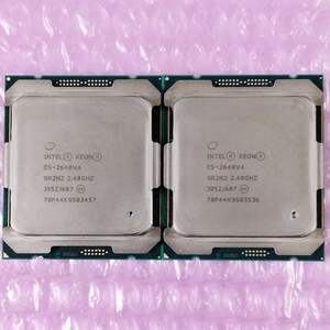 【同一ロット2個/動作確認済】Xeon E5-2640 V4 2.40GHz サーバー用CPU LGA2011-3