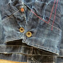 リーバイスレッドループ チェンジボタン Levi's redloop デニム カバーオール ワークジャケット 上着 ジャケット LEVI'S デニムジャケット_画像7