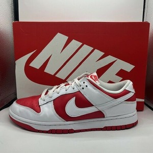 NIKE 2021 DUNK LOW CHAMPIONSHIP RED 28.5cm DD1391-600 ナイキ ダンクロー チャンピオンシップレッド スニーカー