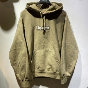 Supreme 23aw BoxLogo Hooded Sweatshirt Dark Sand Size-L シュプリーム ボックスロゴフーデッドスウェットシャツ ダーク サンド パーカー