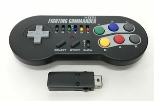 ゲーム周辺機器 / ニンテンドークラシックミニ スーパーファミコン専用 ファイティングコマンダー / HORI / 動作確認済 / NCS-001【G020】