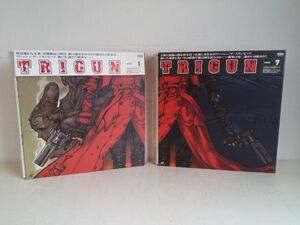 LD‐BOXセット売り/ 処分品 / TRIGUN / 2点セット / STAGE.1&7 / トライガン / 帯付き / ライナーノーツ付き / JVLA268/269 【M055】