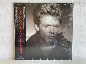 LP盤レコード/ RECKLESS / BRYAN ADAMS / ブライアン・アダムス / レックス / 帯付き / 歌詞カード付き / AMP-28100 【M005】