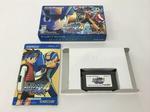 ゲームソフト/ゲームボーイアドバンス ロックマン エグゼ4 トーナメントブルームーン/起動確認済/箱・取扱説明書付/AGB-P-B4BJ【G006】