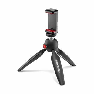 【定価の半額以下で！】Manfrotto マンフロット ミニ三脚＋スマホアダプター PIXI MII Smart/動画撮影 自撮り セルフィー スタンド【美品】