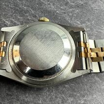 ◯ 1スタ! ロレックス ROLEX デイトジャスト 16233 YG SS 自動巻 腕時計 イエローゴールド　動作品　美品　鑑定済み_画像6