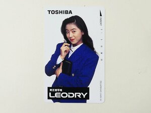 【2-336】　テレカ　桜井幸子　TOSHIBA　東芝　テレホンカード　50度