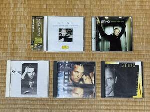 Sting CD5枚セット　一部、SHM-CDあり（高音質CD）