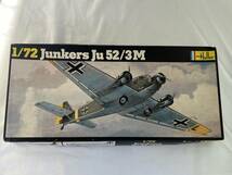 【M56】未組立 Heller エレール 1/72 Junkers Ju 52/3m 軍用 飛行機 プラモデル_画像1