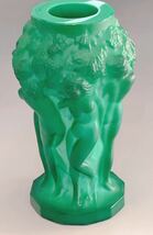 【日本入手不可】ラリック ボヘミアンガラス ヌード 花瓶 Lalique フラワーベース_画像2