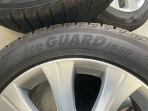 LEXUS GS 純正ホイール スタッドレスタイヤ ヨコハマ iceGUARD iG60 225/50R17 中古タイヤ レクサス GS250 装着 レクサス 空気圧センサ付き_画像4